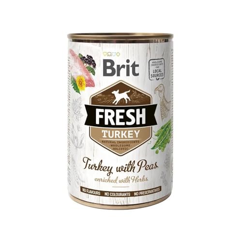 BRIT Fresh Truthahn Erbsen, 6 x 400 g von BRIT