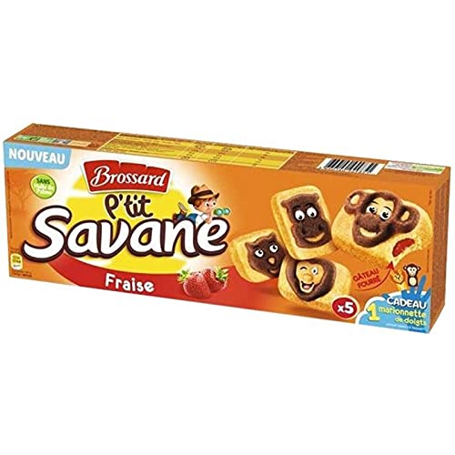 Brossard Ptit Savane Fraise 150g (lot de 3) von BROSSARD