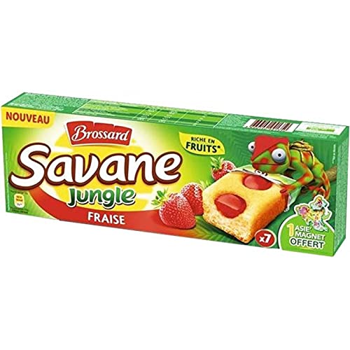 Brossard Savane Jungle Fraise 175g (lot de 3) von BROSSARD