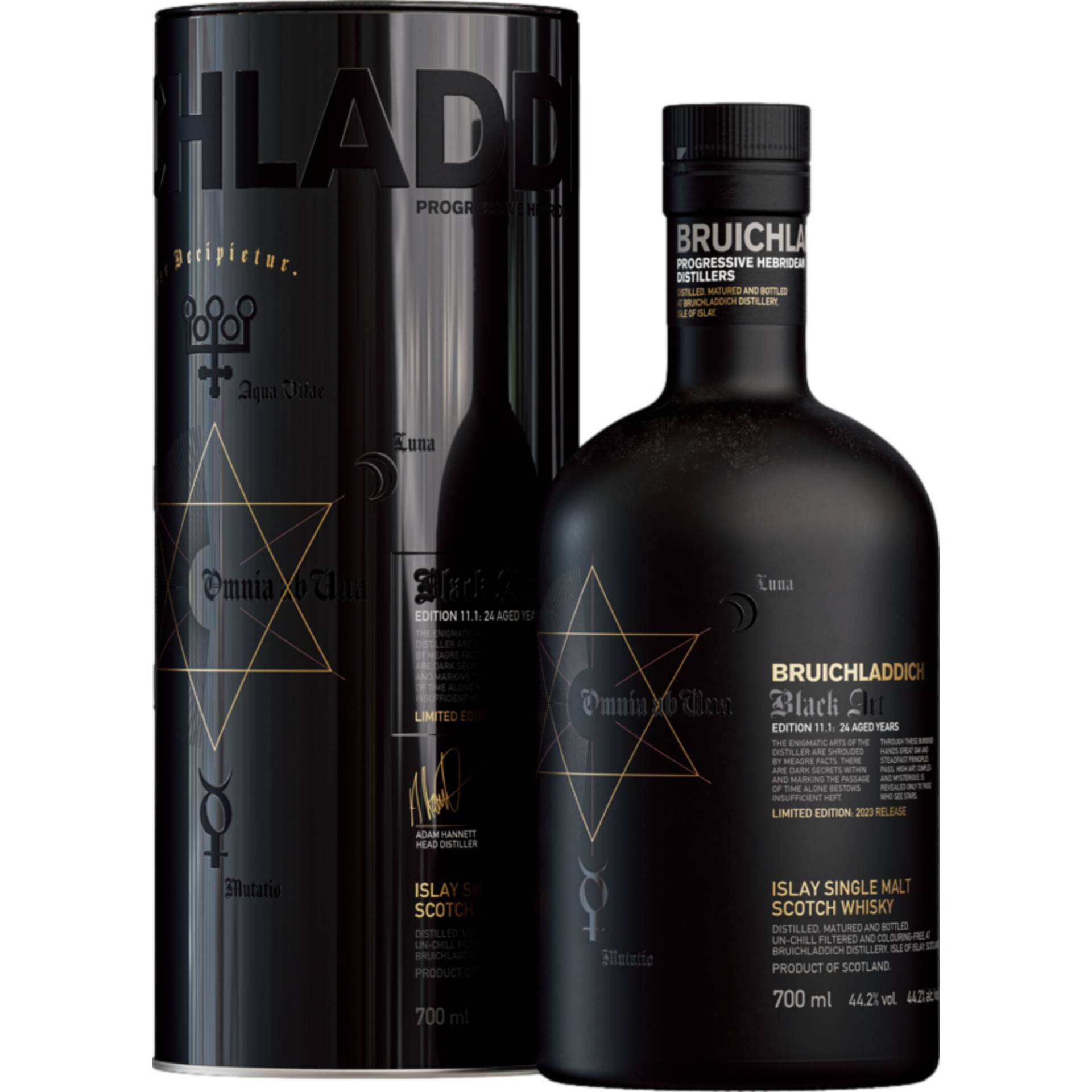 Bruichladdich Black Art 11.1, Scotch Whisky, 0,7 L, 44,2% Vol., Schottland, Spirituosen von BRUICHLADDICH DISTILLERY, ISLE OF ISLAY, SCOTLAND PA49 7UN GREAT BRITAIN