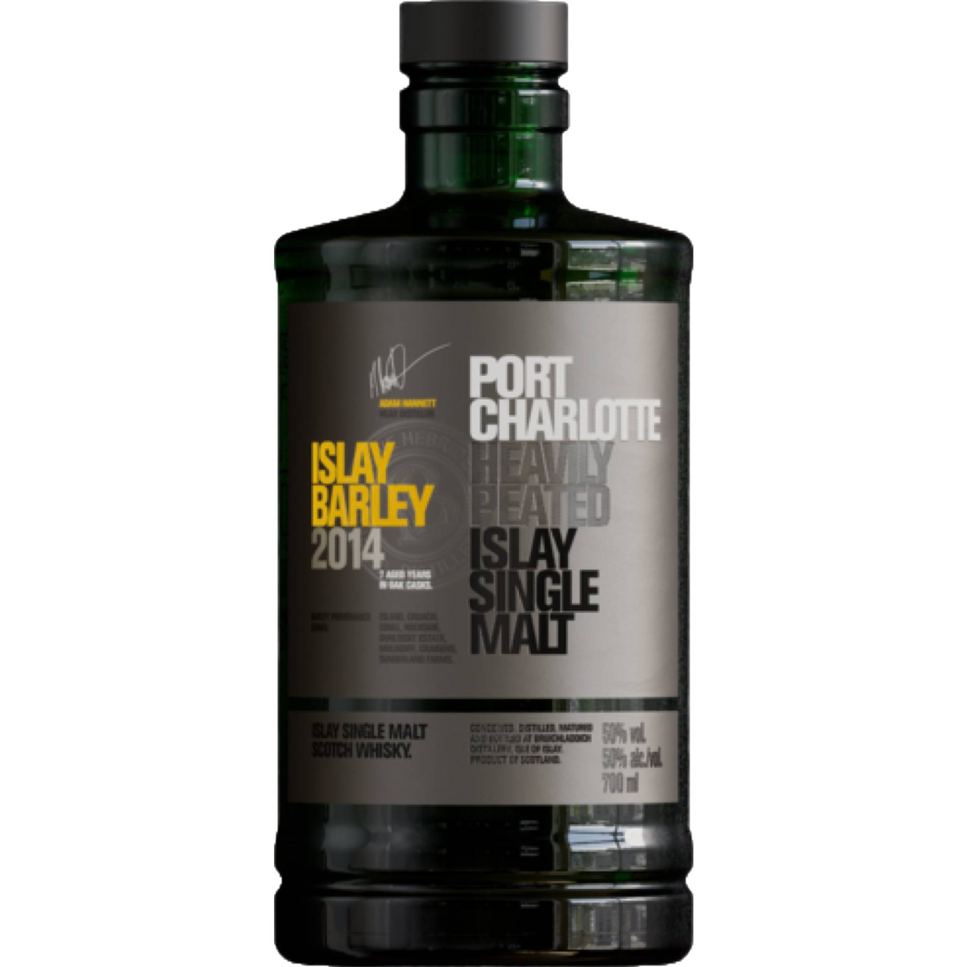 Islay Barley 2014 Heavily Peated Single Malt, Scotch Whisky, 0,7 L, 50% Vol., Schottland, Spirituosen von BRUICHLADDICH DISTILLERY, ISLE OF ISLAY, SCOTLAND PA49 7UN GREAT BRITAIN