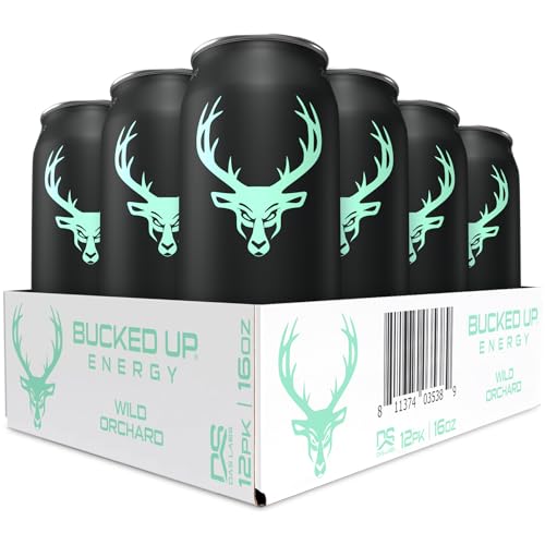 Bucked Up Energy Drink 300 mg (Wild Orchard) (12 CT) von BUCKED UP