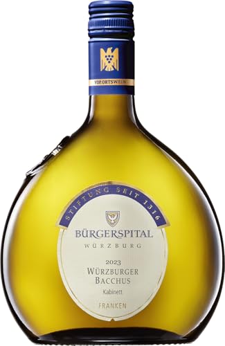 Würzburger Bacchus Kabinett VDP.ORTSWEIN - 0,75 l Bocksbeutel - Bürgerspital Weingut Würzburg von BÜRGERSPITAL WÜRZBURG