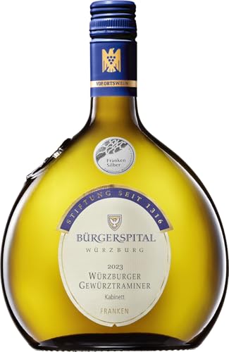 Würzburger Gewürztraminer Kabinett VDP.ORTSWEIN - 0,75 l Bocksbeutel - Bürgerspital Weingut Würzburg von BÜRGERSPITAL WÜRZBURG