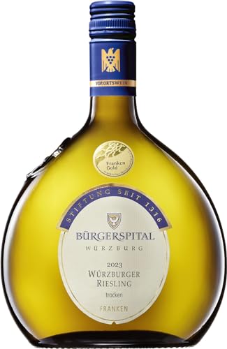 Würzburger Riesling trocken VDP.ORTSWEIN - 0,75 l Bocksbeutel - Bürgerspital Weingut Würzburg von BÜRGERSPITAL WÜRZBURG