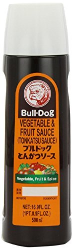 Bull-Dog Gemüse & Obst Sauce TONKATSU SAUCE 500Ml (16,9 Flüssigkeit Unze) von BULLDOG