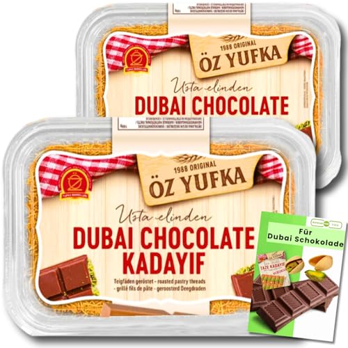 2x Kadayif Teigfäden geröstet - Engelshaar gebrauchsfertig - Teigwaren - Kadaifi Kataifi für Dubai Schokolade (2x200g) von BUNDLES FOR YOU