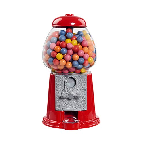 BUTLERS Big Spender Kaugummi-Automat Höhe 28,5 cm in Rot - Retro Kaugummi Spender - Chewing Gum Automat ungefüllt von BUTLERS
