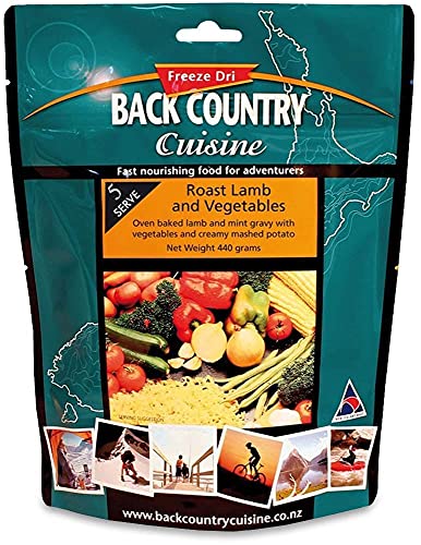 Back Country Cuisine Gefriergetrocknetes Lammbraten und Gemüse 440 g von BACK COUNTRY