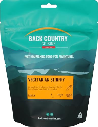 Back Country Cuisine Vegetarisches Stirfry Gefriergetrocknetes Essen, 440 g von BACK COUNTRY