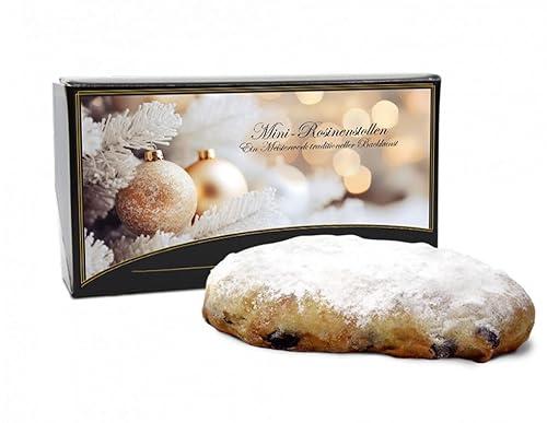 Backstube Sven Hennig 250g handgemachter ''Original Dresdner Christstollen'' im Geschenkkarton Motiv ''Canaletto Dresden'' von Backstube Sven Hennig