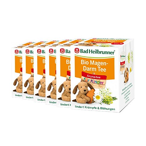 Bad Heilbrunner® BIO Magen-Darm Tee für Kinder - 6er Pack von Bad Heilbrunner