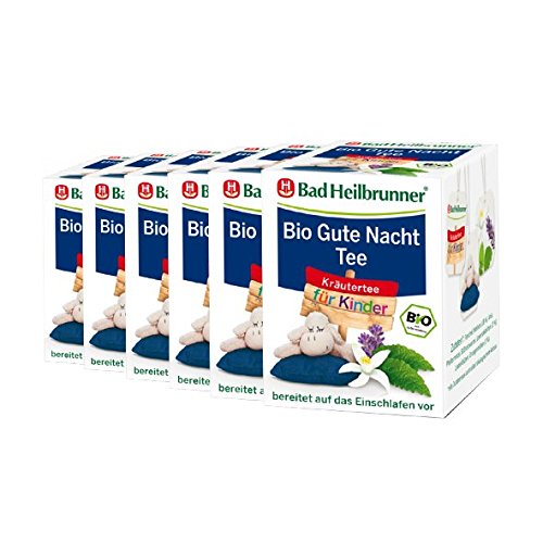 Bad Heilbrunner® Bio Gute Nacht Tee für Kinder - 6er Pack von Bad Heilbrunner