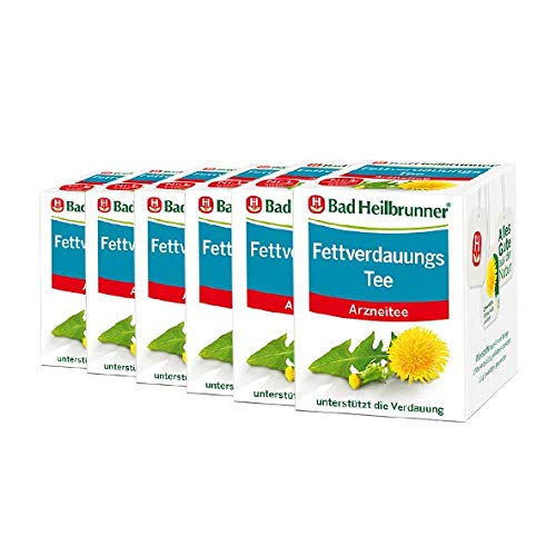 Bad Heilbrunner® Fettverdauungstee - 6er Pack von Bad Heilbrunner