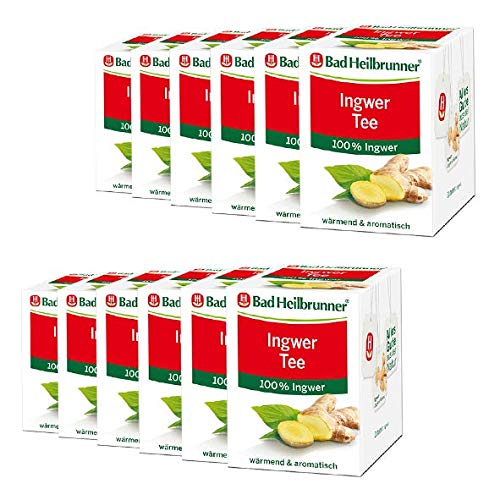 Bad Heilbrunner® Ingwer Tee 12er Pack von Bad Heilbrunner