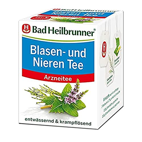 Bad Heilbrunner Arzneitee, Blasen- und Nieren Tee, 8 Beutel von Bad Heilbrunner