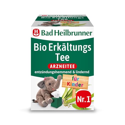 Bad Heilbrunner Bio Erkältungs Tee für Kinder (12 x 8 Filterbeutel) von Bad Heilbrunner
