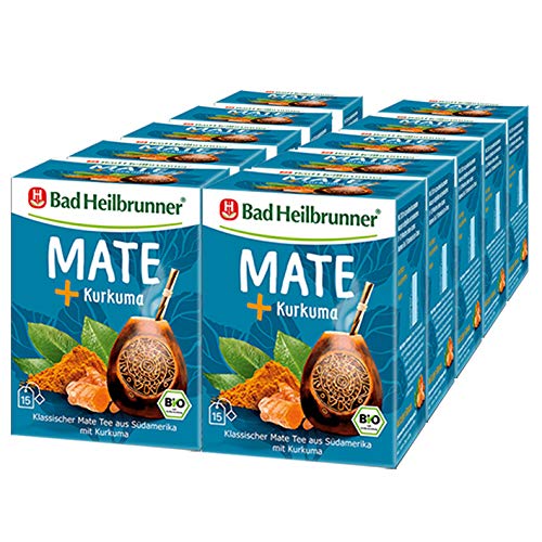 Bad Heilbrunner? Bio Mate + Kurkuma, 10er Pack von Bad Heilbrunner