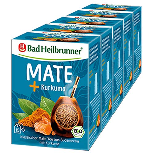 Bad Heilbrunner? Bio Mate + Kurkuma, 5er Pack von Bad Heilbrunner