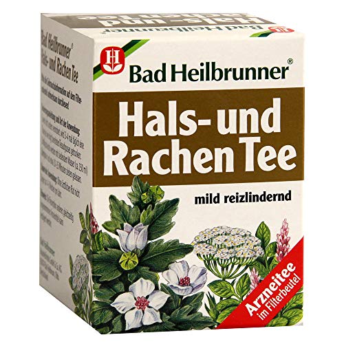 Bad Heilbrunner Hals- und Rachen Tee, 1er Pack von Bad Heilbrunner