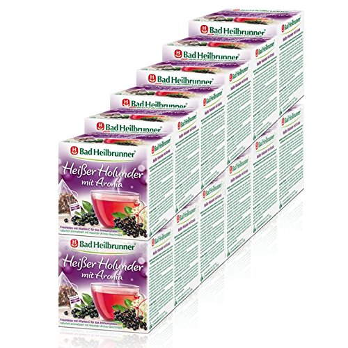 Bad Heilbrunner Heißer Holunder mit Aronia 12er Pack von Bad Heilbrunner