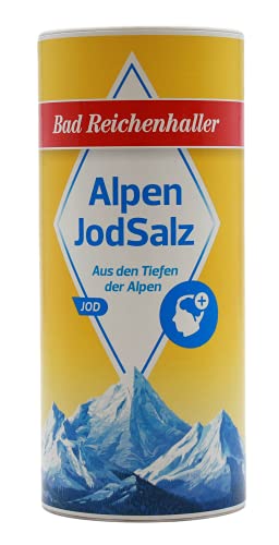Bad Reichenhaller Alpen Jodsalz, 12er Pack (12 x 500g Dose) von Bad Reichenhaller