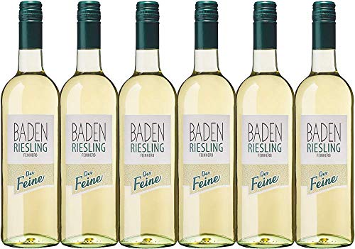 Baden-Badener Weinhaus am Mauerberg "Baden-Serie - Der Feine" Riesling QW feinherb (6 x 0,75L) von Baden-Badener Weinhaus am Mauerberg GmbH