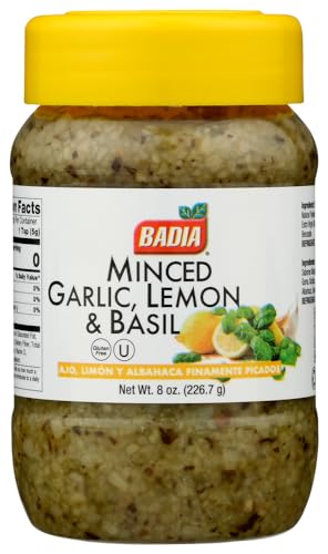 Badia Gehackter Knoblauch Zitrone und Basilikum von Badia