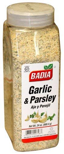 Badia Knoblauch und Petersilie 680.4 g Behälter Großer Behälter von Badia