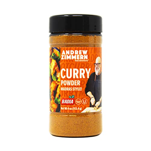 Madras Curry Hot Curry – Andrew Zimmern, 118 ml von Badia