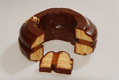 Bäckerei Nestler - Baumkuchen - 1 Ring mit Nougatfüllung & Zartbitterschokoladenüberzug von Bäckerei Nestler