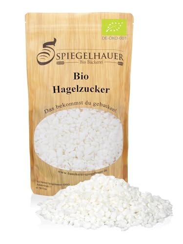 Bäckerei Spiegelhauer Bio Hagelzucker 200 g Zucker grob Zuckerkirstalle Dekorzucker Grießzucker von Bäckerei Spiegelhauer