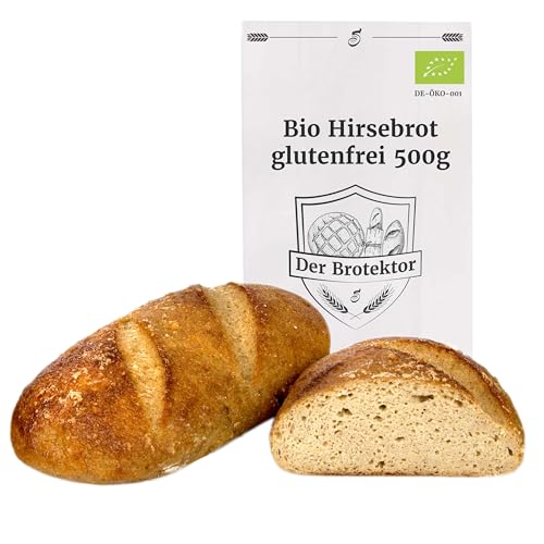 Bäckerei Spiegelhauer Bio Hirsebrot glutenfrei 500g I Bio Sauerteigbrot glutenfrei ohne Hefe von Bäckerei Spiegelhauer