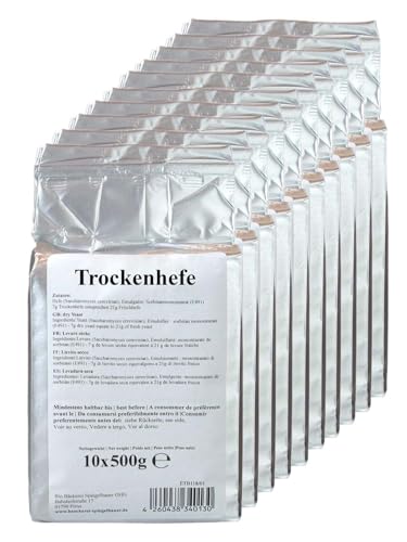 Bäckerei Spiegelhauer Trockenhefe Dry yeast 500g baker quality (10x500g) von Bäckerei Spiegelhauer