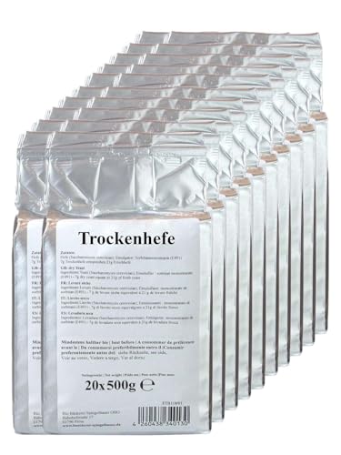 Bäckerei Spiegelhauer Trockenhefe Dry yeast 500g baker quality (20x500g) von Bäckerei Spiegelhauer