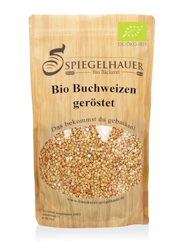 Bio Bäckerei Spiegelhauer Bio Buchweizen 1 kg geröstet - glutenfrei aus Europa Buchweizensamen von Bäckerei Spiegelhauer