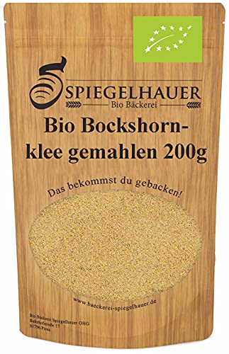 Bäckerei Spiegelhauer Bio Bockshornklee gemahlen 200 g Bockshornkleesamen Fenugreek Bockshornkleepulver von Bäckerei Spiegelhauer