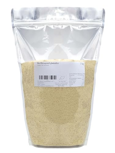 Bio Hirsegrieß1 kg glutenfreier Greiß I Gries von Bäckerei Spiegelhauer