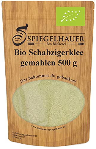 Bio Schabzigerklee 500 g fein vermahlen milde herzhafte Würze für Brote Dips oder Käsegerichte von Bäckerei Spiegelhauer