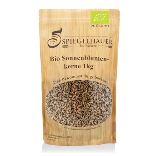 Bäckerei Spiegelhauer Bio Sonnenblumenkerne geschält 1 kg zum Backen I geschälte Sonnenblumenkerne zum Essen I sun flower seeds von Bäckerei Spiegelhauer