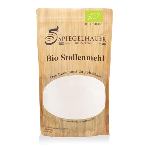 Bio Stollenmehl Christstollenmehl 1 kg kleberstarkes Weizenmehl von Bäckerei Spiegelhauer