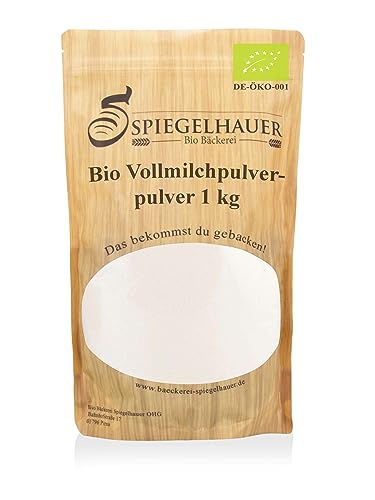 Bio Voll-Milchpulver 1kg Bio Milchpulver milk powder I Trocken-Milchpulver Kaffee I ohne Zusätze von Bäckerei Spiegelhauer