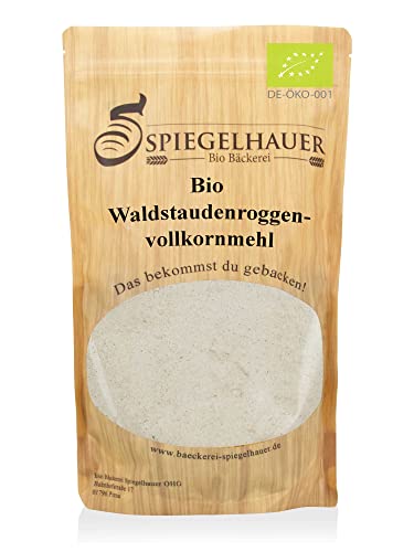 Bio Waldstaudenroggen Vollkornmehl 1 kg Roggenvollkornmehl Urgetreide von Bäckerei Spiegelhauer