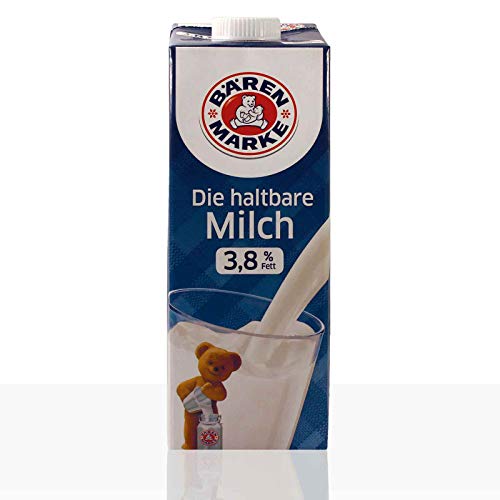 Bärenmarke Die haltbare Milch 3,8% Fett Vollmilch 1l Flasche von Bärenmarke