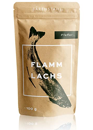 Bärenstahl Flammlachs Gewürz - Pfeffer - 100g Premium Flammlachsgewürzmischung mit Gewürzen aus aller Welt von Bärenstahl