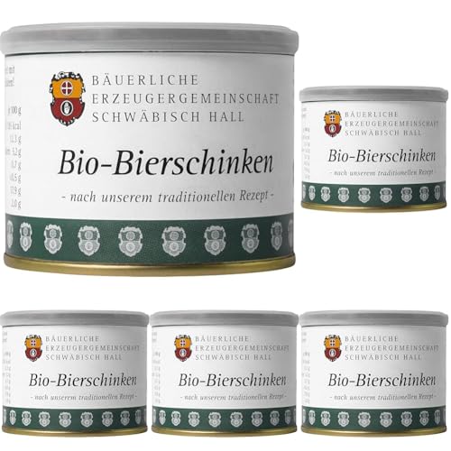 Bäuerliche Erzeugergemeinschaft Schwäbisch Hall Bio Bierschinken, 200 g (Packung mit 5) von Bäuerliche Erzeugergemeinschaft Schwäbisch Hall