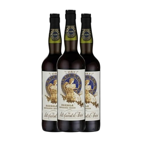 Liköre Baglio Curatolo Superiore Grillo e Inzolia Marsala 75 cl (Karton mit 3 Flaschen von 75 cl) von Baglio Curatolo Arini 1875