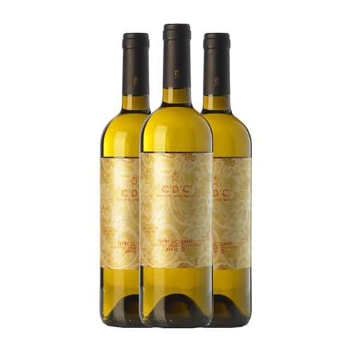 Cristo di Campobello C'D'C' Bianco Terre Siciliane 75 cl Weißwein (Karton mit 3 Flaschen von 75 cl) von Baglio del Cristo di Campobello