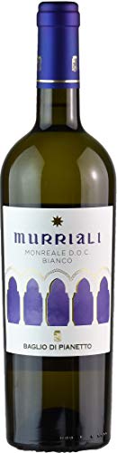 Monreale Murriali Bianco DOC 2019 (IT-BIO-008) Baglio di Pianetto, trockener Weisswein aus Sizilien von Baglio di Pianetto