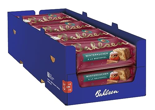 BAHLSEN Winterkuchen à la Bratapfel - 8er Pack - Rührkuchen mit Apfelstückchen (8 x 350 g) von Bahlsen